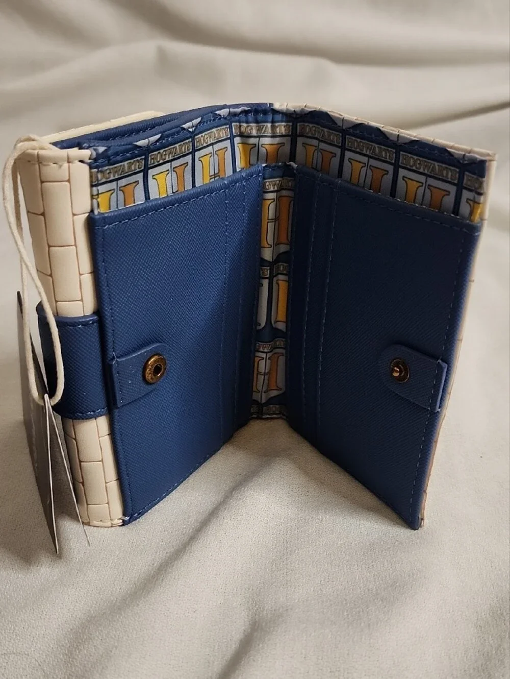 Loungefly Harry Potter Hedwig Stained Glass Mini Backpack with Wallet Set